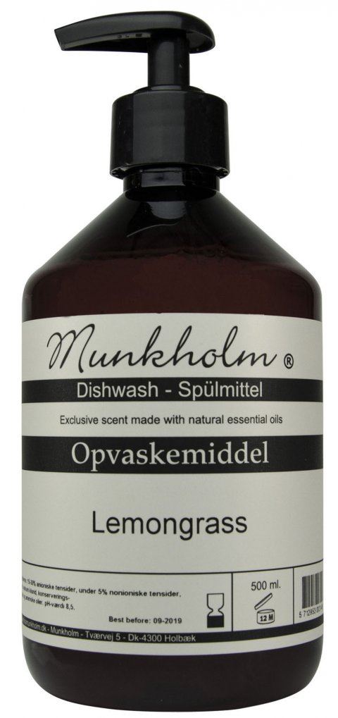 MUNKHOLM OPVASKEMIDDEL, LEMONGRASS, 500 ML